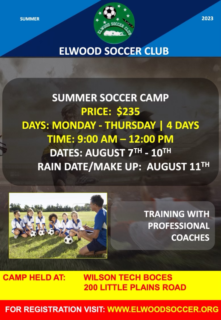 Soccer Camps Elwood Soccer Club